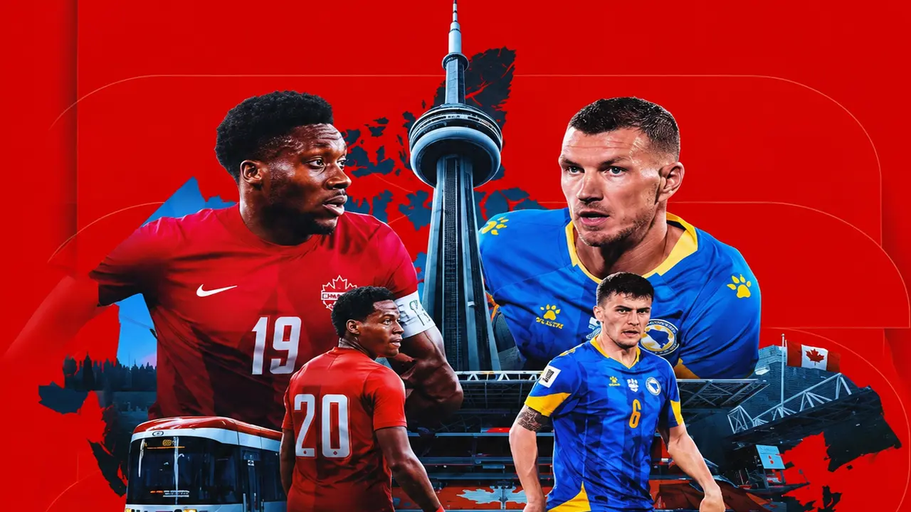 القنوات المفتوحة لمباراة كندا والبوسنة في كأس العالم القادمة